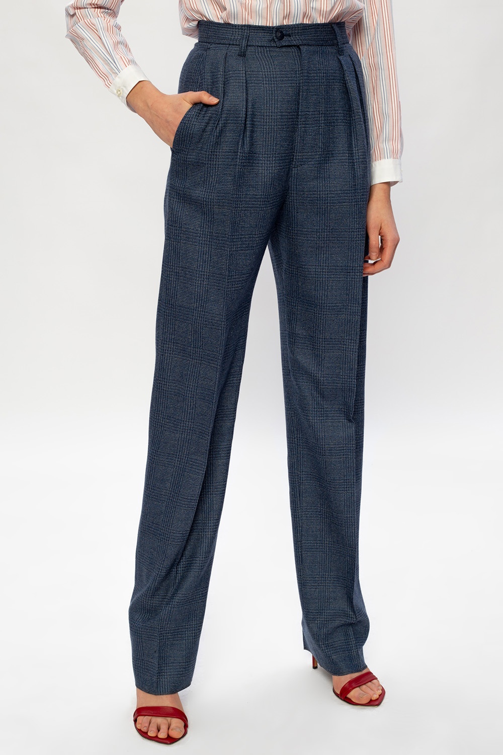 Etro Checked trousers